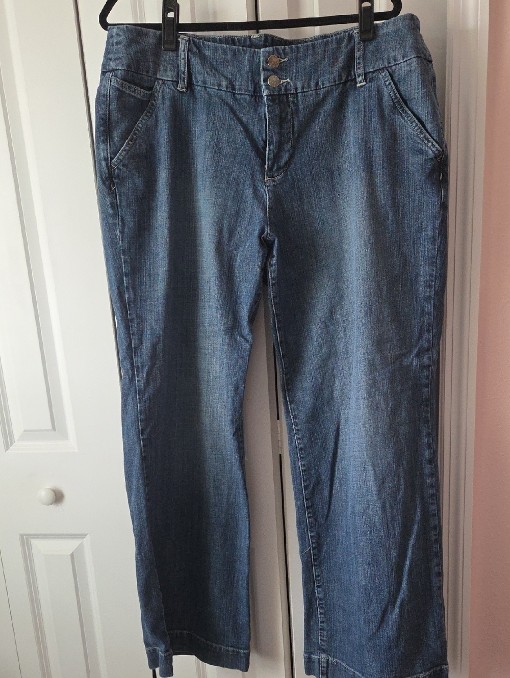 Mossimo Supply Co. Classic Blue Wide-Leg Jeans